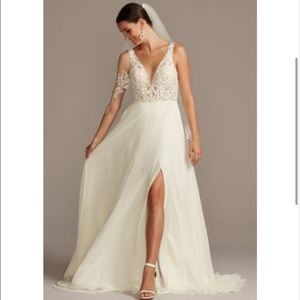 Galina Signature Ivory Wedding dress and Veil